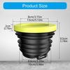 652F Toilet Flange Sealing Rings Check Valves Rubber Rings Toilet Bowl Gasket Flange Rings with Backflow Prevention Valves