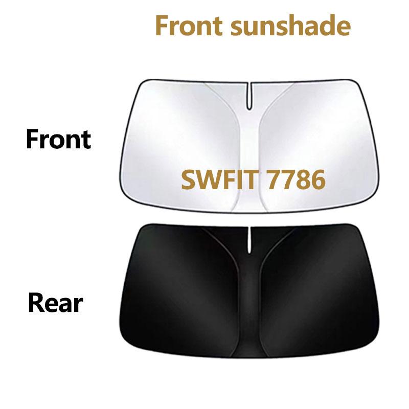 Car Front Sunshade For Hyundai Kauai Kona EV 2019 2018 - 2026 SX2 OS Accessorie Windshield Window Heat Insulation Sun Protection