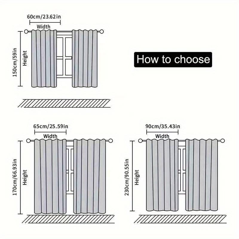 Curtain2pcs Moran Blackout Curtains- Polyester Durable Cordless Rod Pocket   Scenic Mountain Lake Landscape Print   Machine