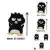 Cartoon Cool Black Penguin Plush Toy With Ultra Soft Short Fur For Kids And Teens