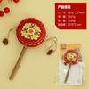 Creative Wood Polygonum Rattle Cat Toys Gall Fruit Bell Cat Molar Stick Self-hi Pet Supplies