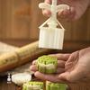 Flower Pattern Moon Cake Maker Mold MidAutumn Pastries Tool Cookie Dessert Cutter Hand Pressure Moon Cake Mold Easy Clean