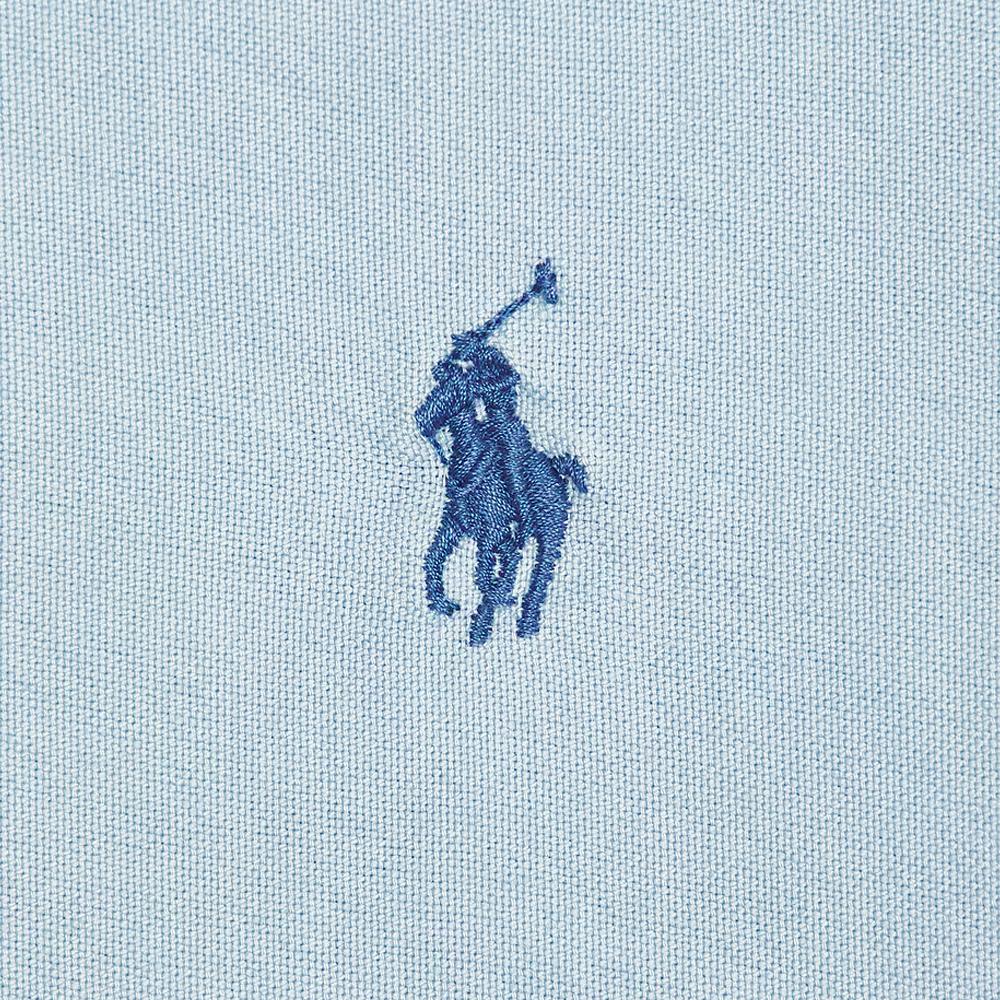 Polo Ralph Lauren Slim Fit Long Sleeve Shirt Men Shirts Light-Blue 710942743-006