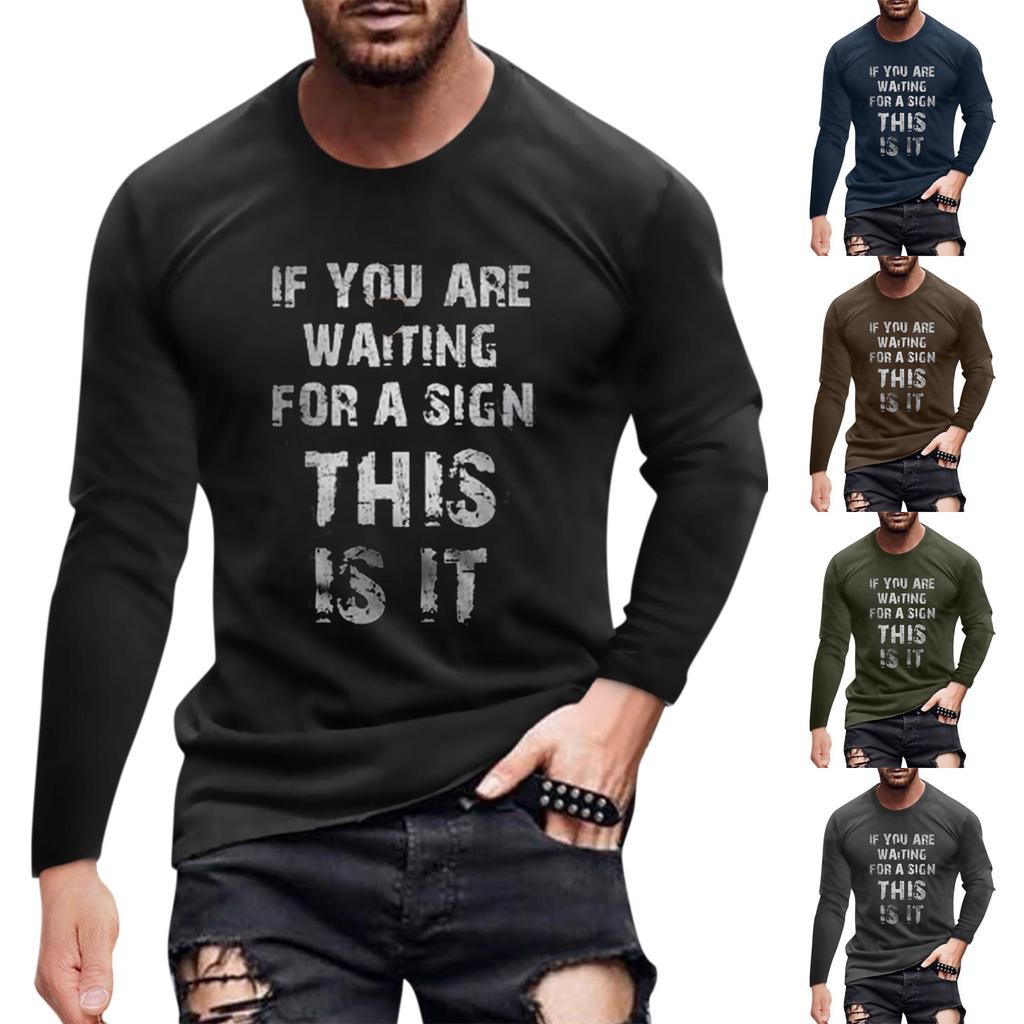 Men's T Shirt Graphic Abstract Neck Clothing Apparel Outdoor Long Sleeve Print Fashion Designer Vintage