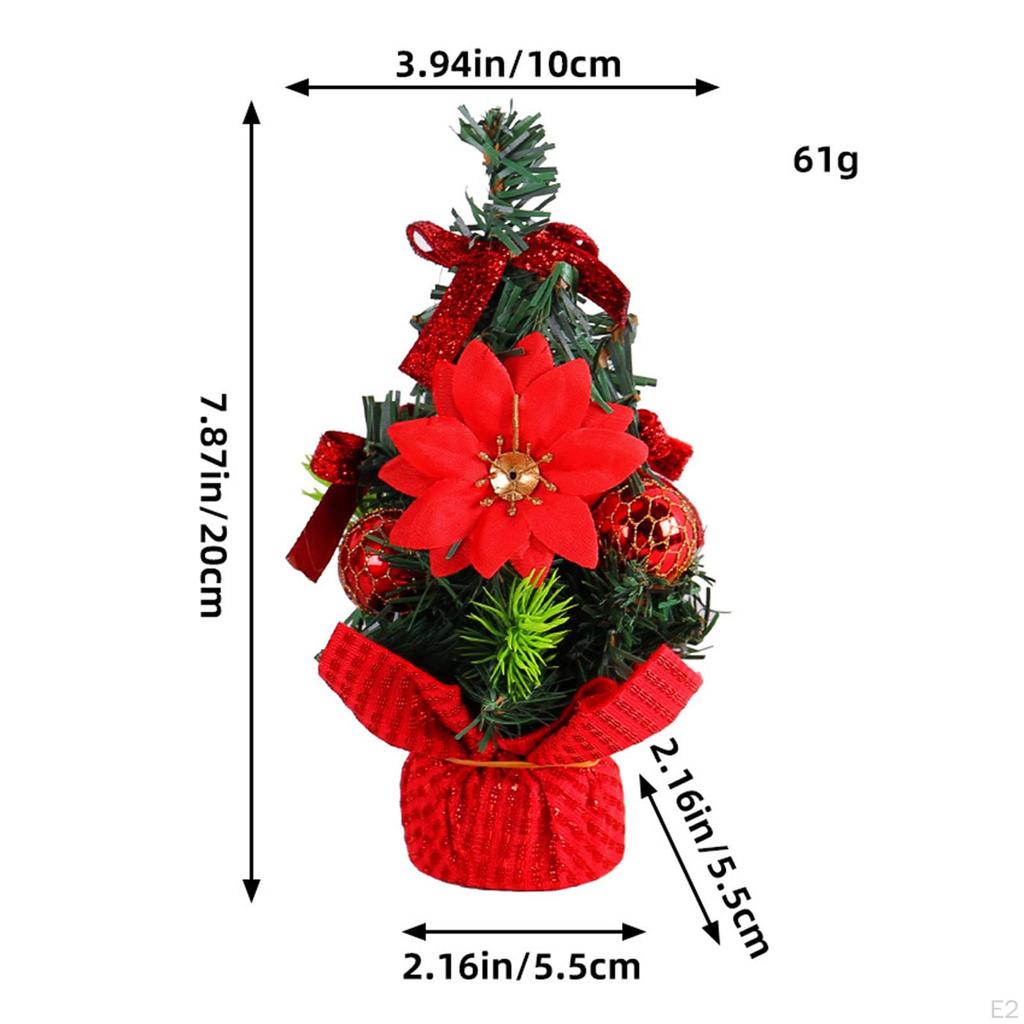 Mini vánoční ozdoba na stromeček, realistické umělé vánoční dekorace na stůl