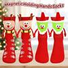 Christmas Cartoon Magnetic Hand-Holding Mid-Calf Socks for Women & Couples