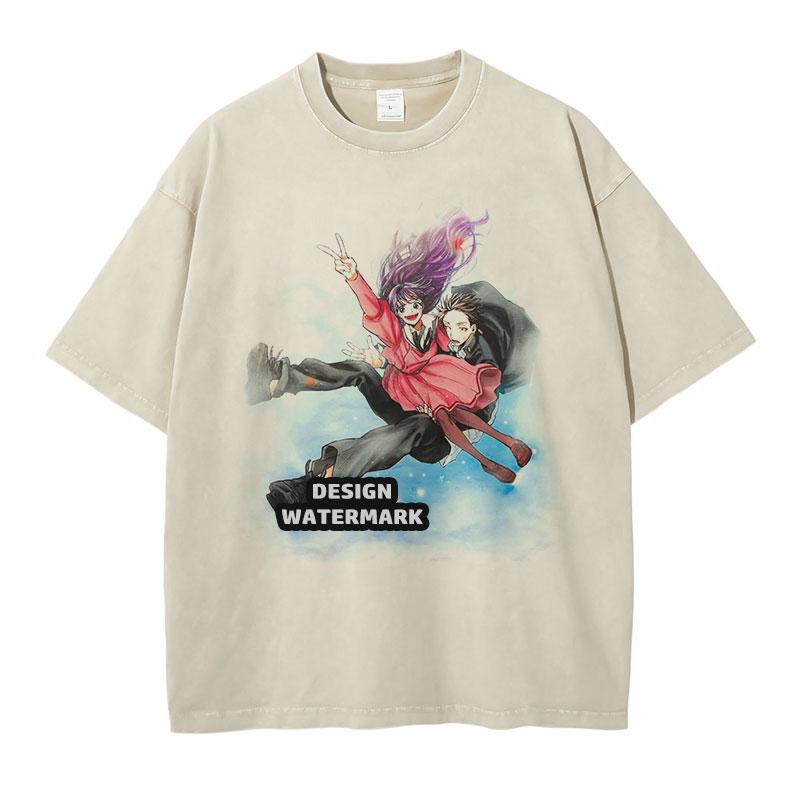 

Anime Waguri Kaoruko Tshirts Cute The Fragrant Flower BBlooms with Dignity T Shirt Manga Rintarou Tops Tees Girl 100 Cotton S