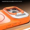 iPhone 17 Pro Max Magnetic Lens Bracket Case with AG Back Panel - 16P Protection