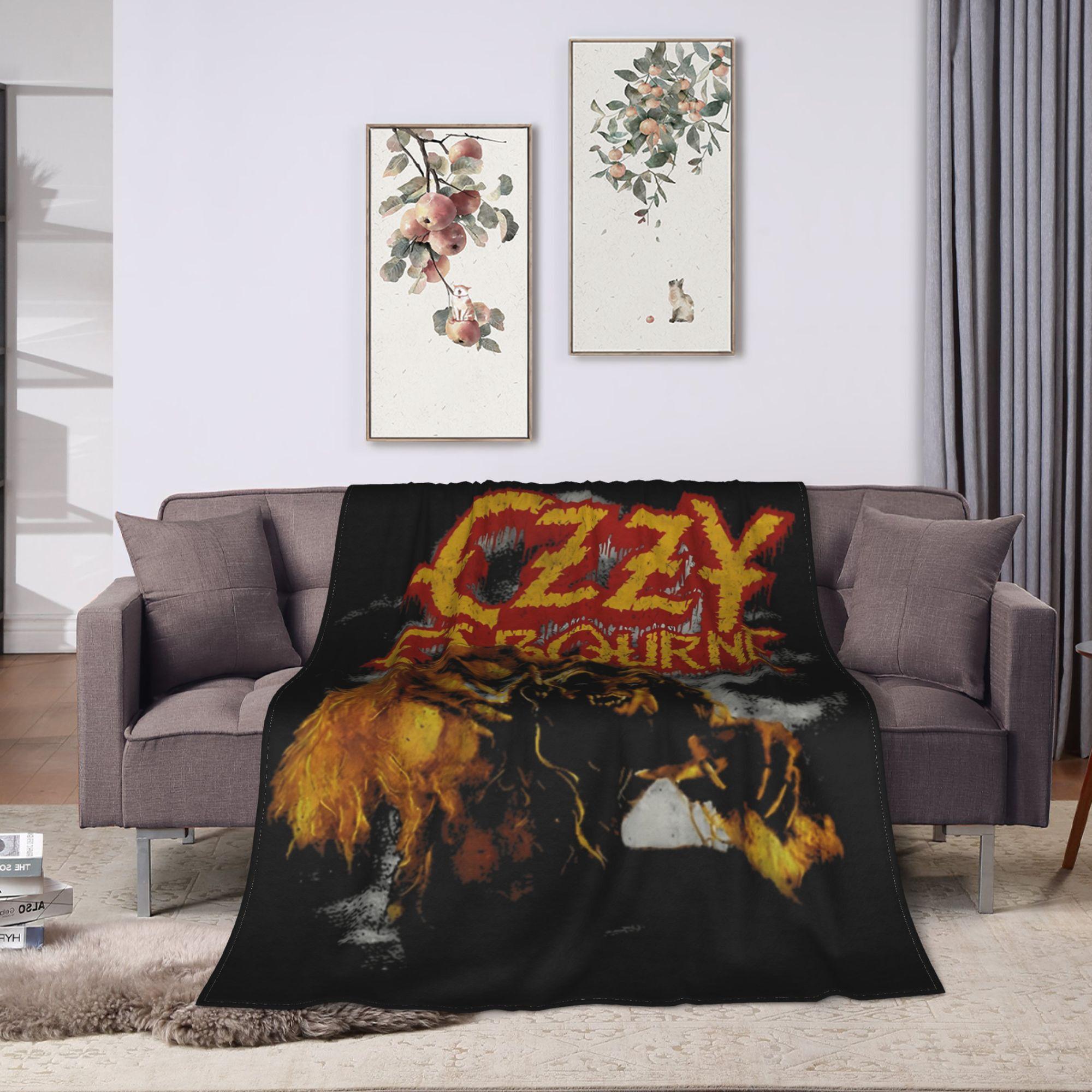 

Оззи Осборн Рок-группа Одеяло Флис Весна Осень Многофункциональные Мягкие Пледы для Постельного Белья Путешествий Постельное Белье Пледы 30x40in