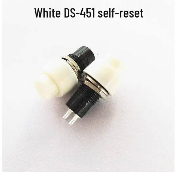 10MM DS-450/DS-451 Round Head Miniature Momentary Pushbutton Switch with Self-Reset and Self-Locking Features