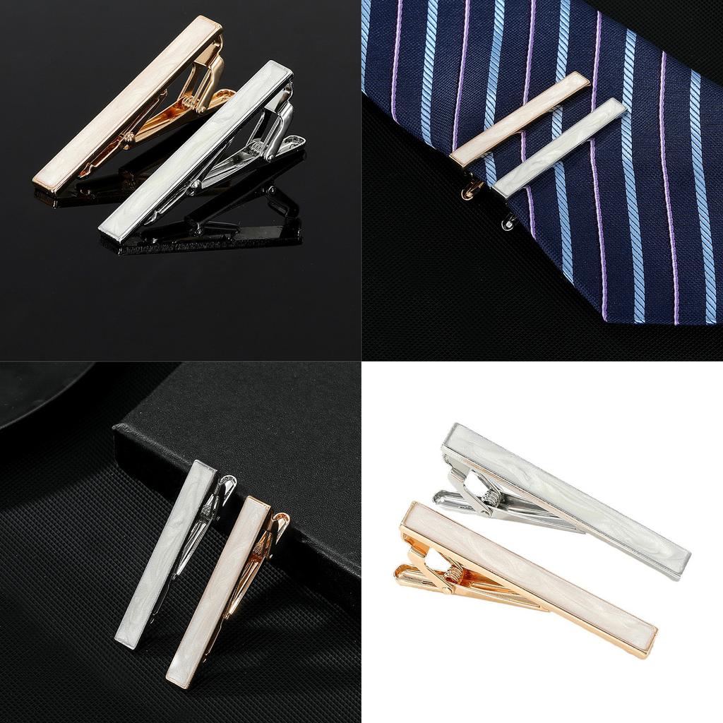 Classical Tie Clip for Formal Event Men Business Suit Tie Clip Official Neck Tie Holder Tie Pins All Matching Tie Bar