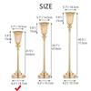Luxury Golden Flower Vase Metal Flower Arrangement Artificial Flower Vase Table Flower Vase Home Decoration