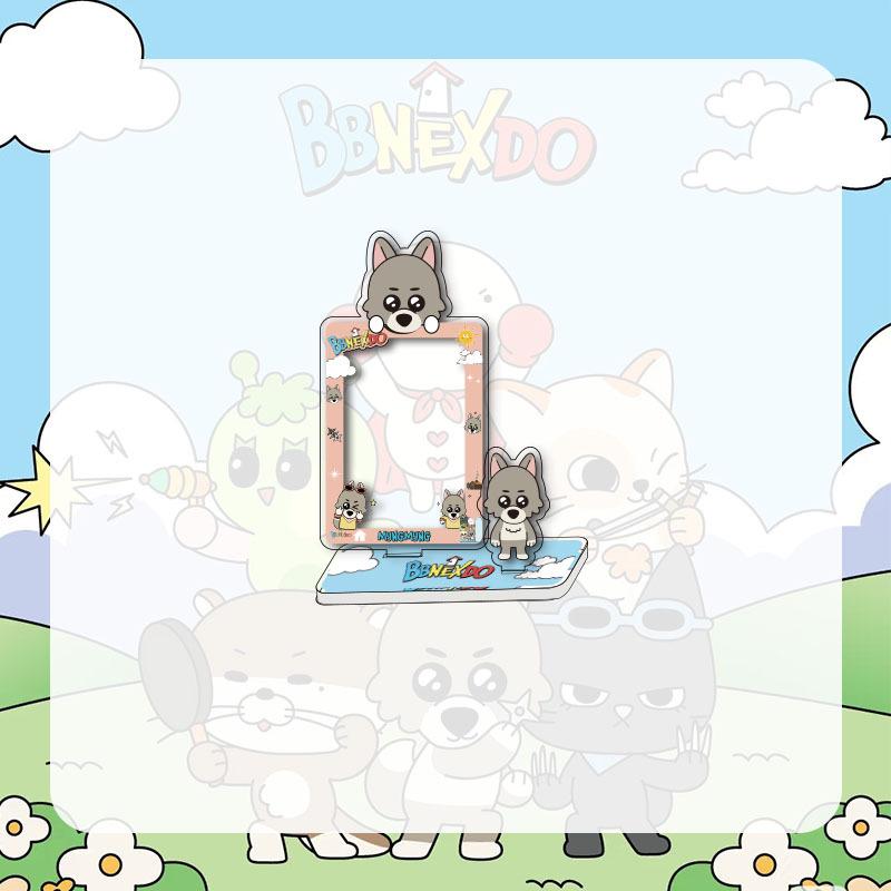 

Kpop BOYNEXTDOOR Мультяшная карточка Вставка Рамка Подставка Брелок СУНХО РИВУ Lomo Карта Хранение Подвеска Аксессуары Подарок для фанатов