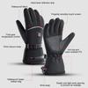 Touch Screen Heating Gloves Battery Powered Electric Heated Gloves Electric Heating Gloves Cold-Proof for Outdoor Camping Hiking