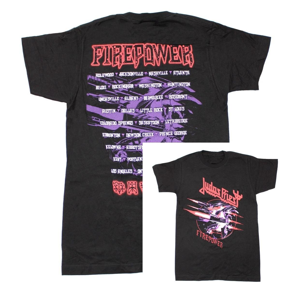 

Judas Priest Firepower T-shirt High-end Luxury Is for Both Men and Women Top Y2k 2026 Summer S