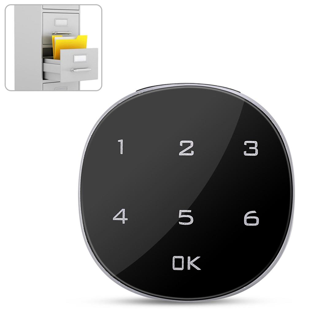 Electronic Cabinet Lock Zinc Alloy Enhanced Safety Flexible Setting Digital Password Keyless Lock