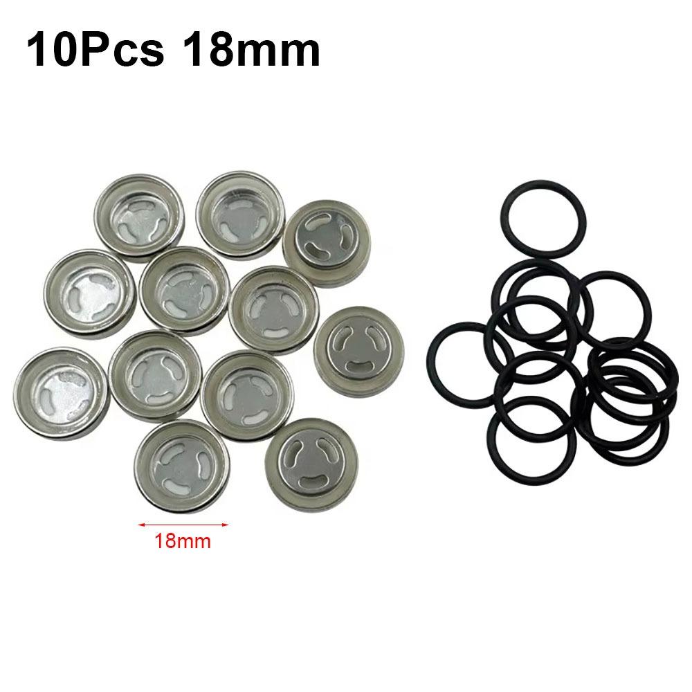 1Pcs Brake Master Cylinder Brake Pump Oil Mirror Dirt Gasket Clutch Reservoir Sight Glass Upper/Rear Brake Pump 12mm 18mm