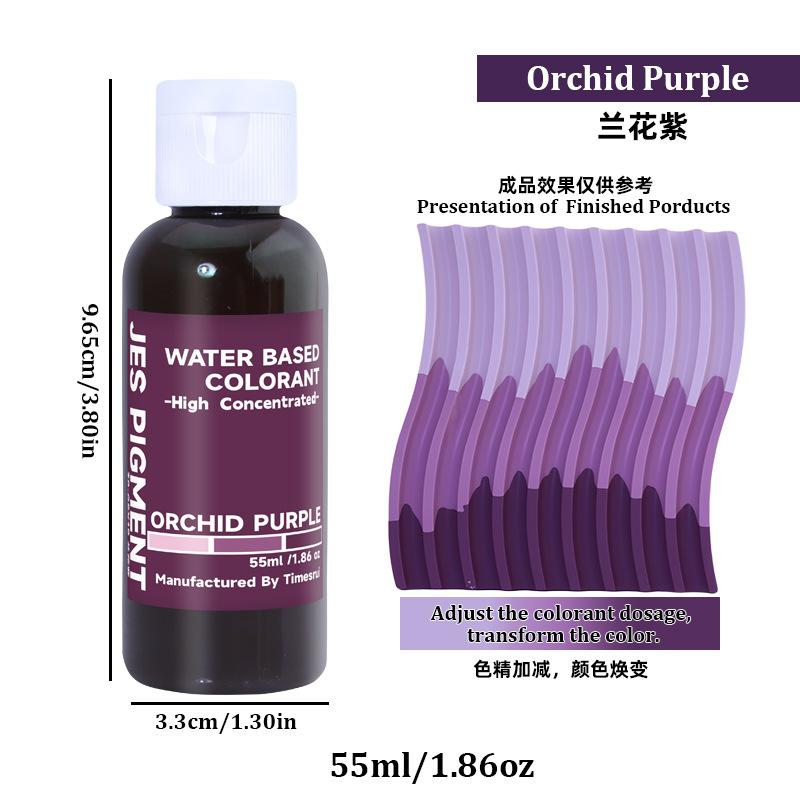 55ml Hochkonzentrierter Wasserbasierter Farbstoff Gips Harz Färbefarben OEM Farbpaste Harzpigment Formen