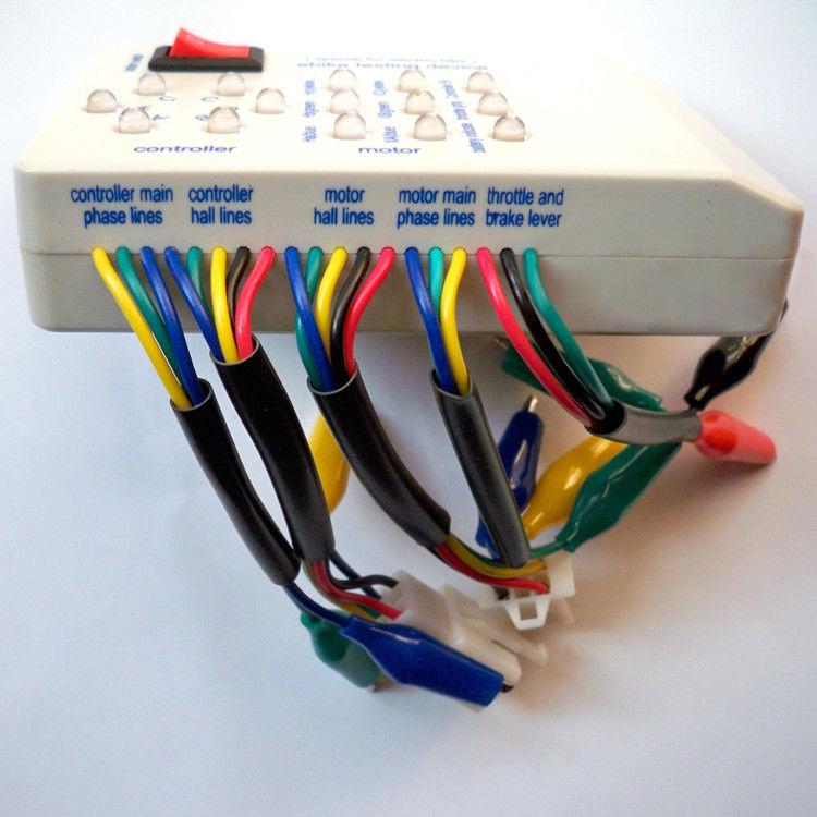 QLING 24V 36V 48V 60V 72V Brushless Motor Controller Detector Battery Tester per Auto elettrica Scooter E-Bike Scooter Taglia Libera Come Mostrato