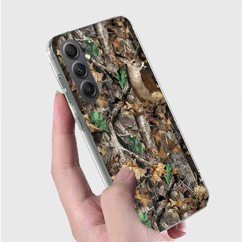 Casing Camo Hunting for Phone Case for Samsung A16 A26 A36 A56 A17 A37 A57 A07 A06 A02S A03 A04S A05S Galaxy Note 20 10 A50S A71