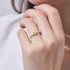 Exclusive supply Douyin live stream source gold-plated water drop yellow diamond ring women's diamond ring direct sales
