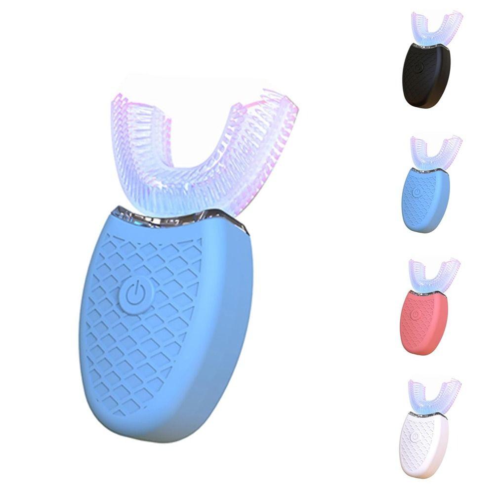USB Rechargeable U-Shaped Electric Toothbrush Waterproof Teeth Brush  Professional Use