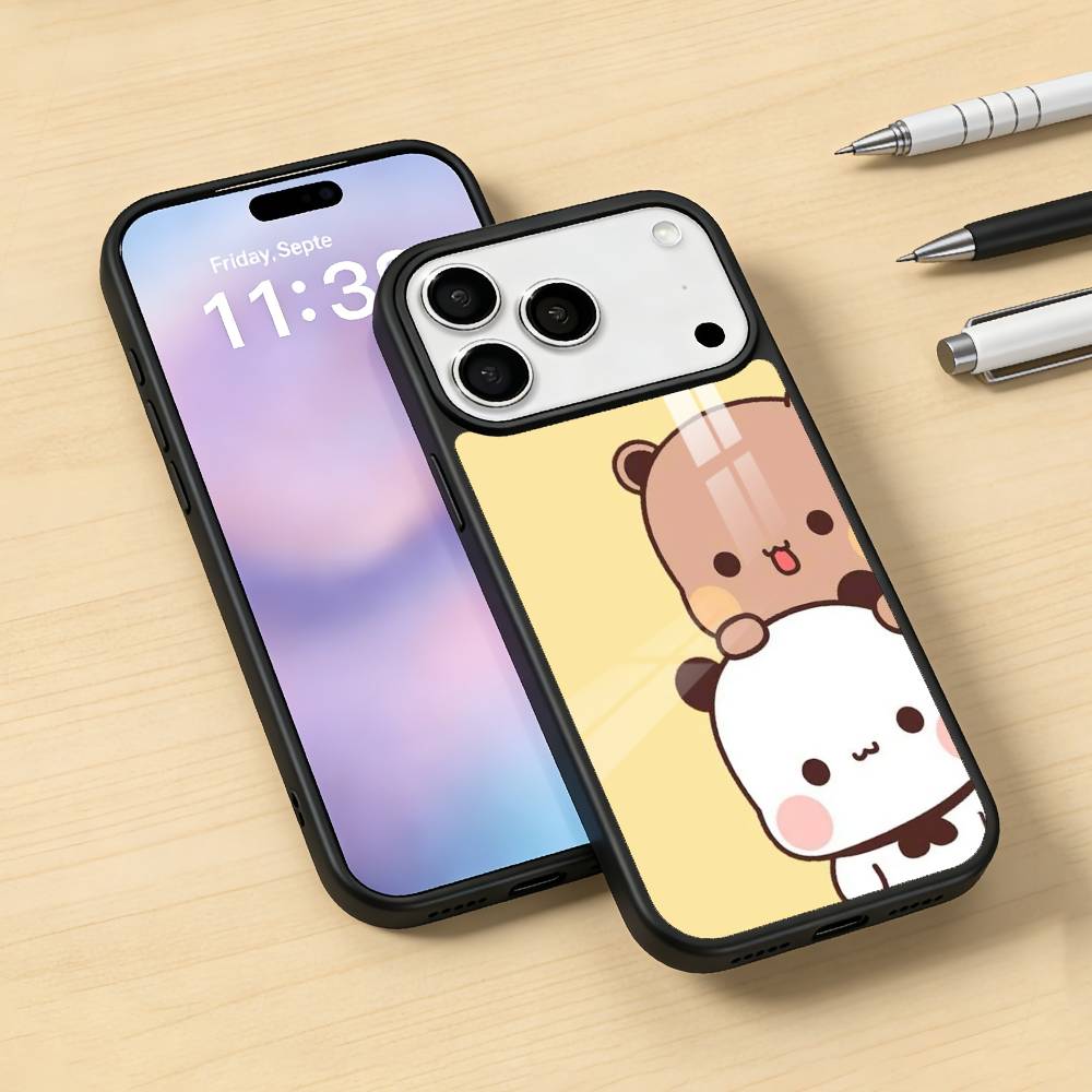 Hot BuBu DuDu Couple Cartoon Phone Case For iPhone 17,16,15,14,13,12,Pro,Max For Magsafe Magnetic Wireless Charging