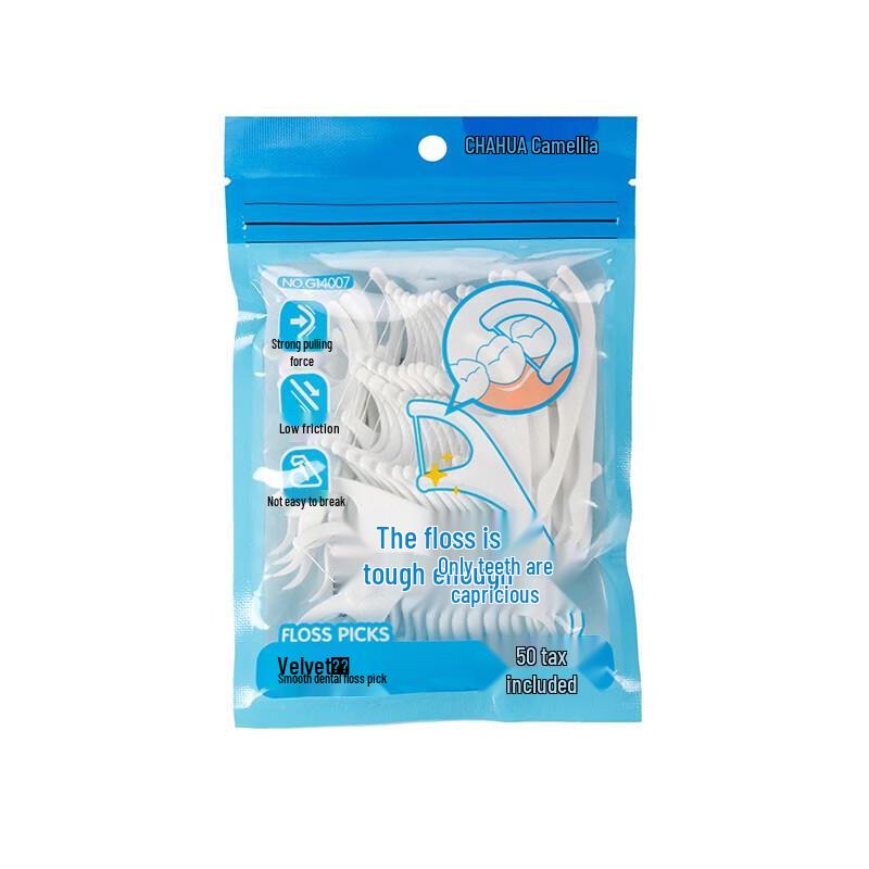 

Chahua 50-Count Smooth Disposable Dental Floss Picks