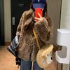High-End Women's Retro Lambswool Coat: Stylish, Leather-Fur, Casual, Thick for Autumn/Winter