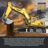 1/18 Rc Alloy Spray Excavator Truck 17Ch Engineering Vehicle Sound Lights 680 Degree Rotation Car Kids Toys Boy Birthday Gifts