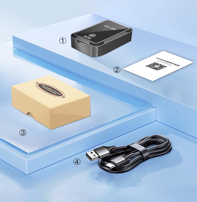 GF09 GPS Tracker: Anti-theft & Anti-lost Device for Pets, Vehicles & Cargo