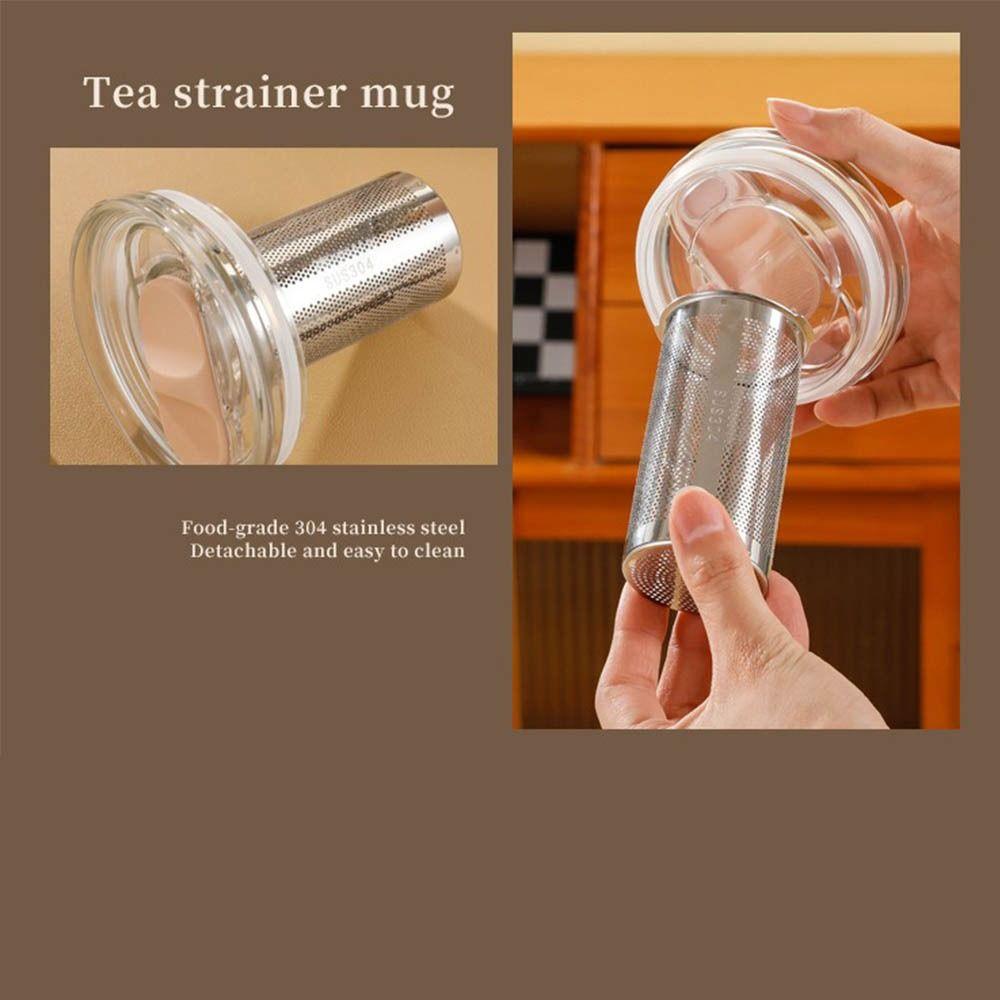 With Tea Filter Insulated Coffee Cup Large Capacity Water Cup Portable Thermal Mug  Travel