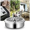 Metal Sandalwood Rack Portable Mosquito Coils Holder With Cover Repellent Incense Plate Tray Anti-Mosquito Hotel Home Supply