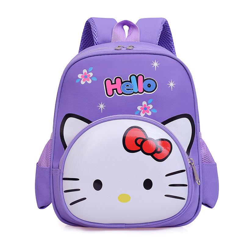 Adorable Cartoon Kindergarten Backpack Cute Nylon Kids School Bag For Boys And Girls
