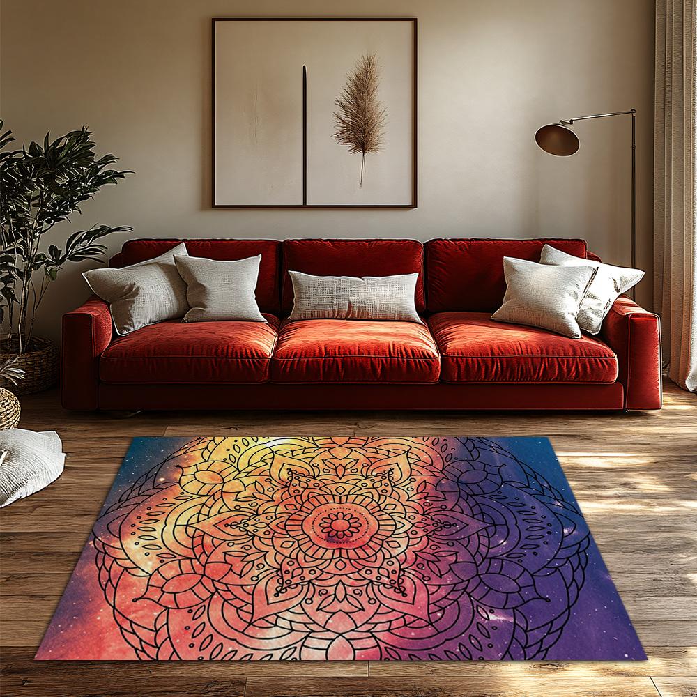 Galaxy Carpet Non-Slip Doormat Washable Floor Mat Home Decor Living Room Rug Abstract Space Art Entrance Mats Modern Design