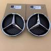 Hot Car Sticker Black Border and Silver Border Decoration for Mercedes Benz W205 C E ML GL GLA CLA 2013-2016 Car Front Grilled S