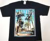 CALIFORNIA DREAMIN' T-shirt Cali Life Urban Streetwear Tee Men's Black New