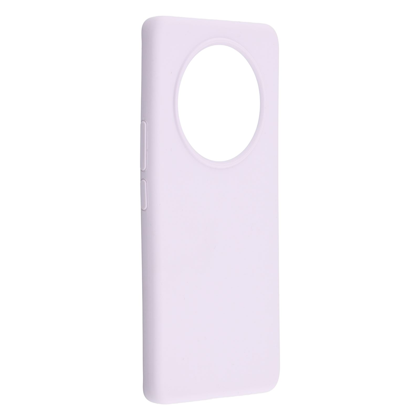

For Honor X60 Pro 5G Cell Phone Case Liquid Silicone Dropproof Cover Light Purple
