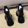 Genuine Women's Soft Leather Patent British Style Ankle Boots, 2025 Autumn/Winter, Plus Velvet, Thick Sole, Fashionable Martin Design