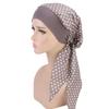 Fashion Pre-Tied Elastic Headwear Muslim Turban Chemo Pirate Cap Hair Loss Hat Cancer Head Scarf
