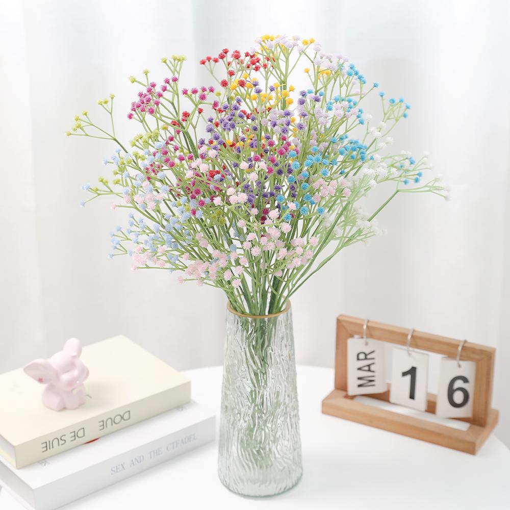 1/2Pcs 57cm Babies Breath Artificial Flowers Plastic Gypsophila Floral Bouquets Arrangement for Home Decor Wedding Decoration