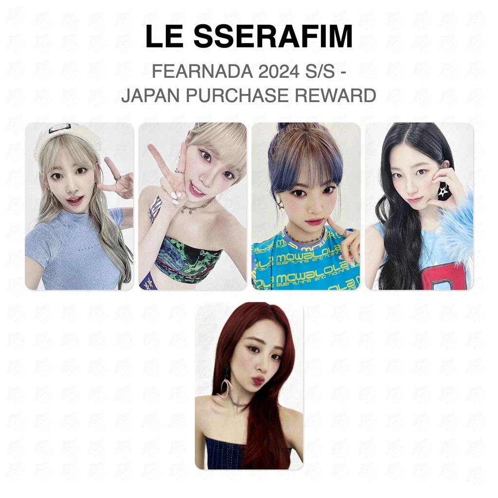 LE SSERAFIM FEARNADA 2024 S/S - JAPAN PURCHASE REWARD Official Photocard