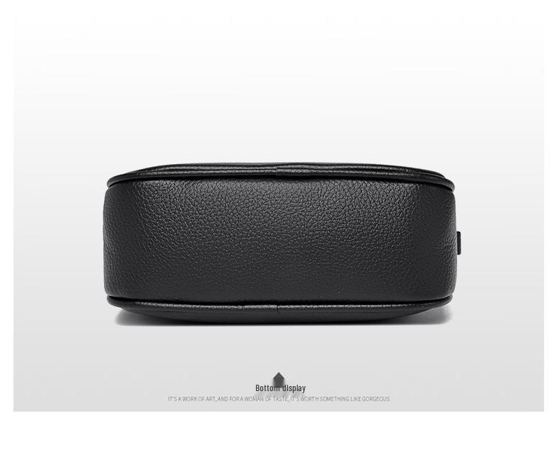 Neue Damen Umhängetasche aus echtem Leder - Klein, modisch, Retro Schultertasche quadratisch