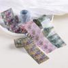 Floral Starry Sky Nail Art: Monet Garden Gradient Transfer Paper for Gentle Nail Decoration