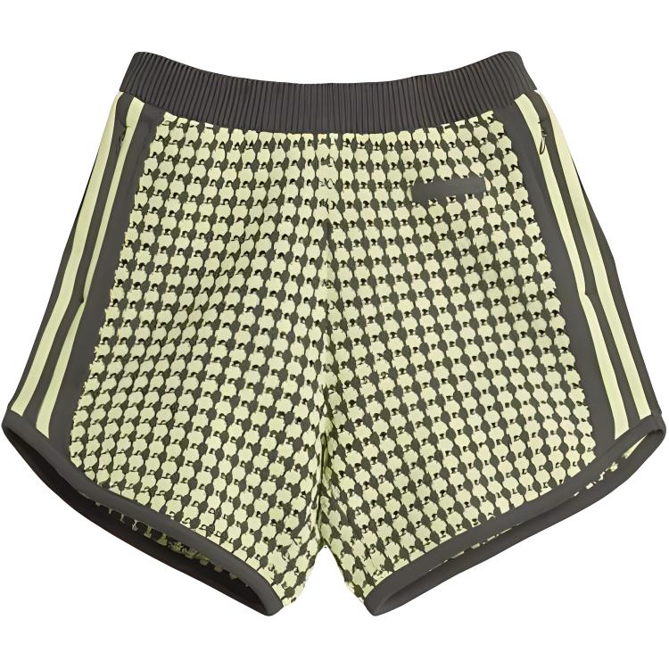 

adidas x Wales Bonner Крючковые шорты Полузамороженный желтый/Ночной коричневый Мужские брюки IY2048 M