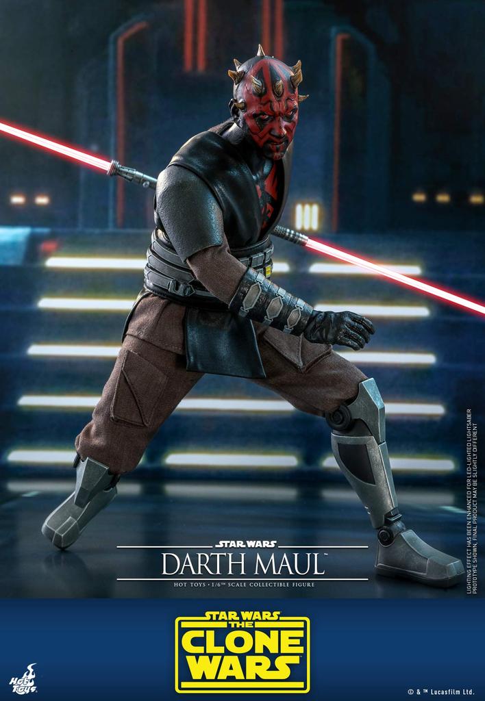 Hot Toys TV Masterpiece Star Wars: The Clone Wars Darth Maul 1/6 Scale Figure Red