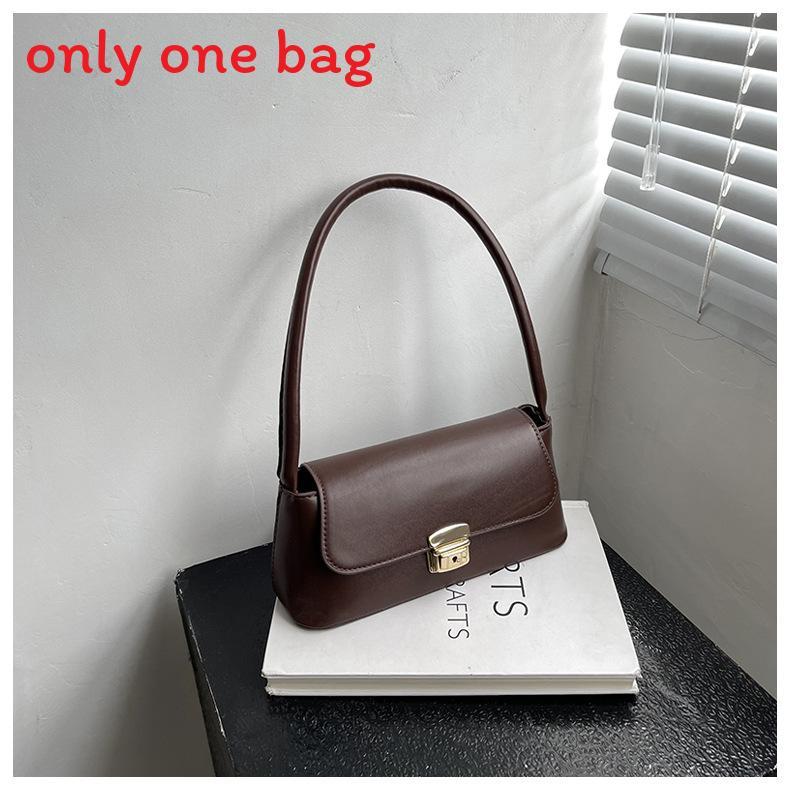 Borsa a tracolla piccola in PU per donna con chiusura a lucchetto e tasca interna per telefono, perfetta per l'uso quotidiano