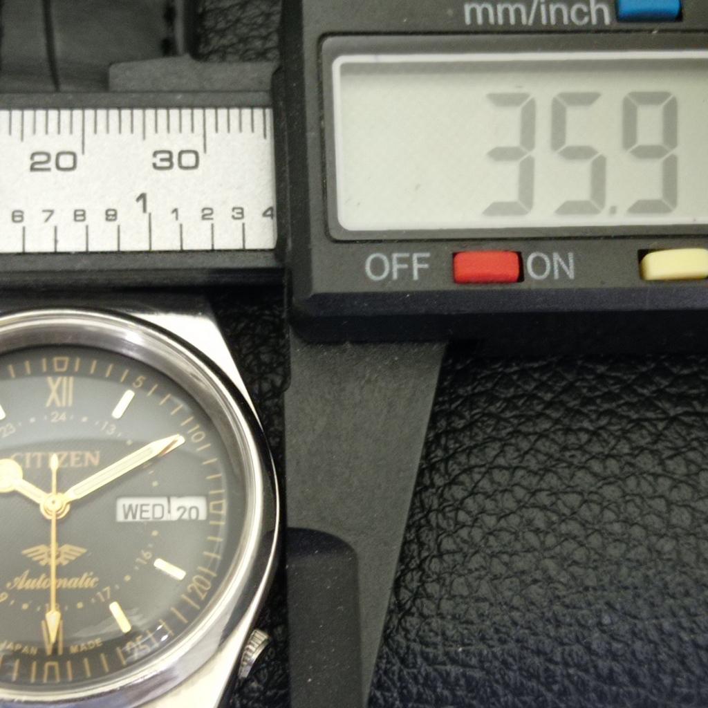 AUTOMATIC VINTAGE CITIZEN 8200 JAPAN MENS BLACK COLOR DIAL WATCH A500296-2 R151b-a500296