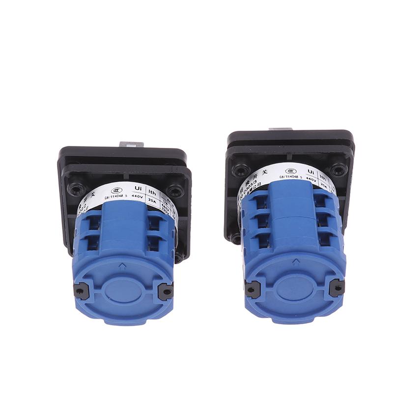 1 Satz 500V 20A 3 Pole Steuer Dreh Umschalt Nockenschalter Cnc 3 Positionen 3 Knebel Universal Umschalter