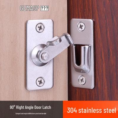 Stainless Steel Right Angle Sliding Door Latch and Bolt